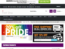 Tablet Screenshot of fukshop.com